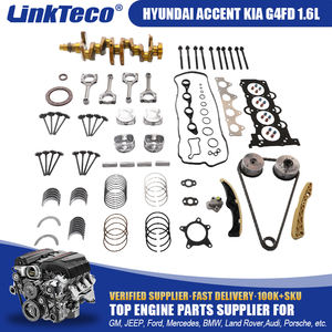 Kit de reconstrucción de reacondicionamiento de motor Linkteco, juego de cadena de distribución de biela de cigüeñal para Hyundai Accent Kia Rio Soul G4FD 1.6L 2012-2017 - Product Image 6