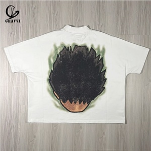 เสื้อยืดโอเวอร์ไซส์ลายกราฟิกสตรีทแวร์ผู้ชาย พิมพ์ลายการ์ตูนดอลลาร์อายส์ สไตล์ฮิปฮอป แขนสั้น ลำลอง ใส่สบายสำหรับฤดูร้อน - Product Image 2