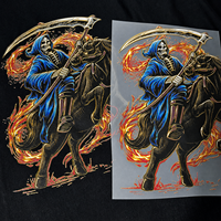 Autocollants holographiques thermocollants tropicaux pour T-shirts et sacs – Commande en gros, motifs personnalisés