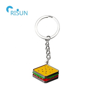 พวงกุญแจแซนวิชแสนอร่อยพร้อมเคลือบโลโก้ออกแบบได้ตามต้องการ - Product Image 6