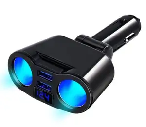 Auto Zigaretten anzünder Splitter 5v 3.1a Rotierende Dual-USB-Anschlüsse Auto ladegerät mit LED-Display-Aufladung