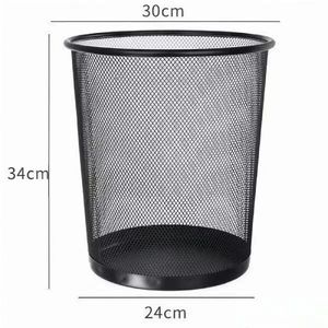Factory Price Expanded Metal <b>Mesh</b> <b>Wire</b> Black Trash Can Garbage Bin for Home Office Durable Anti- Corrosion - Product Image 1