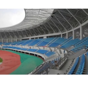 Yunjoin Large Sports <strong>Stadium</strong> Stand Prefabricated Steel Building Pipe <strong>Truss</strong> <strong>Space</strong> Structure Low Price Steel Structure Buildings