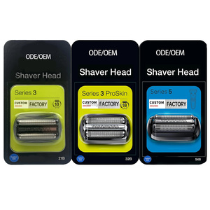 Cho braunn 390cc thép không gỉ Máy cạo râu đầu 32B lưới tản nhiệt cạnh duy nhất lưỡi dao cạo Tương thích mô hình 5610 5612 5770 cho hộ gia đình - Product Image 6