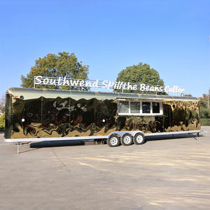 Remorque de boutique mobile électrique OEM pour vêtements commerciaux sur mesure, camion de vente alimentaire - Product Image 4