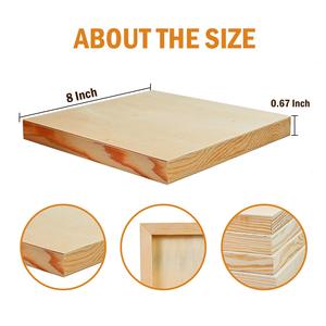 Factory Cheap <strong>Unfinished</strong> <strong>Wood</strong> Canvas Wooden <strong>Panel</strong> Boards for Painting <strong>Wood</strong> Canvas Frame - Product Image 2