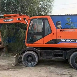 Mini-pelle Doosan Offre Spéciale DH150W-7 en bon état Machine de construction d'occasion coréenne bon marché Composants du noyau Moteur Pompe à moteur - Product Image 1