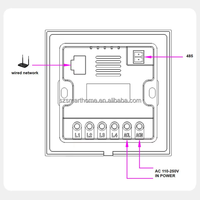 Panneau de commande intelligent YDD Tuya Zigbee IPS, écran tactile de 4 pouces, montage mural, compatible avec Alexa Google Home, usage commercial