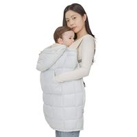 Couverture de Porte-Bébé Multifonctionnelle en Forme d'Animal de Dessin Animé, Écharpe de Portage pour Bébé, Housse d'Hiver pour Bébé, Cape Coupe-Vent pour Bébé