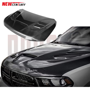 Convient pour la Dodge <span class=keywords><strong>Durango</strong></span> SRT <span class=keywords><strong>Durango</strong></span> 2011-2022 capot en fibre de carbone MBJ perforé modifié - Product Image 1
