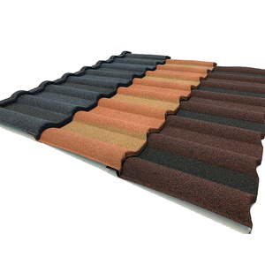 Tuiles de toit <span class=keywords><strong>en</strong></span> métal revêtues de pierre résistantes aux intempéries Longue durée de vie Tuiles Milano - Product Image 6