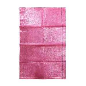 Factory Price 25kg Polypropylene Woven Red Bags Sacks 60*90cm export Guatemala honduras Chile bag