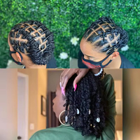 Cheveux humains Afro bouclés Marley en vrac, boucles Afro crépues pour tresses torsadées, locs et tresses au crochet, cheveux à tresser humains 4a/ 4b/ 4c