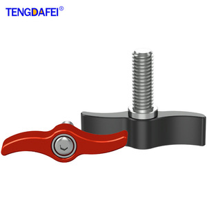 <span class=keywords><strong>Poignée</strong></span> <span class=keywords><strong>à</strong></span> bouton en forme <span class=keywords><strong>de</strong></span> T verrouillant l'équipement photographique en aluminium <span class=keywords><strong>à</strong></span> filetage fin <span class=keywords><strong>de</strong></span> 1/4 pouces M4M5M6 réglable 1/4 Pan-Tilt main métrique - Product Image 3