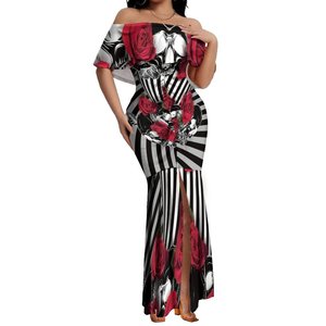 Promotie Prijs Fabriek Oem Aangepaste Plus Size Slim Fit Feest Avondjurk Split Zeemeermin Jurk Vestidos De Fiesta Largos Elegante - Product Image 2
