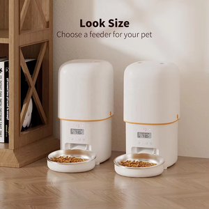 2026년 베스트셀러 4L ABS 자동 애완동물 급식기 새로운 디자인 스마트 자동 고양이 급식기 지능형 타이머로 충전 가능 - Product Image 3