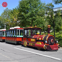 Manèges de parc d'attractions super amusants pour adultes et enfants, trains touristiques électriques et diesel sans rails à vendre