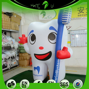 Hongyi Đồ Chơi Khổng Lồ Quảng Cáo Inflatable Răng Phim Hoạt Hình Mô Hình Bóng Bay Tùy Chỉnh Lạm Phát Bàn Chải Đánh Răng Hình Dạng Bóng Bay Cho Khuyến Mãi - Product Image 3