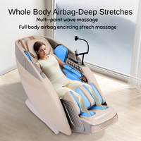Fauteuil de massage 2026 B09 à double mécanisme 4D, flexible, avec piste SL, pétrissage des mollets, chauffage, étirement thaïlandais et zéro gravité