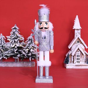 Soldat casse-noisette en fourrure avec paillettes pour la décoration de noël, dernier Style <span class=keywords><strong>2023</strong></span> - Product Image 2