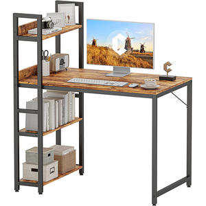 MAGMA Work Home Desk with Folding And Computer with Storage Furniture Office Table With Shelf