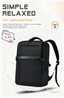 Sac à dos de voyage multifonctionnel imperméable tendance, grande capacité, sac d'école antivol, sac à dos pour ordinateur portable unisexe