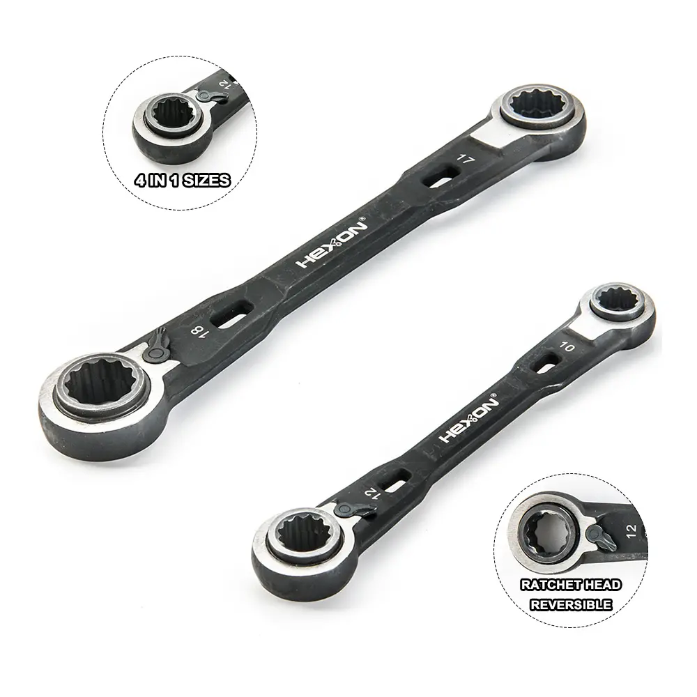 4 in 1 multifunctional universal car truck vehicle repair tool torque ratchet gear spanner gear wrench