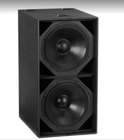 Caisson de basses professionnel PA B-218 double 18 pouces, 1600W en continu, 3200W de puissance de crête, 30Hz-200Hz