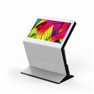 Interactive Kiosk 43" 55" Touch Screen Z Shaped Mall Advertising Display Interactive Digital Signage Kiosk