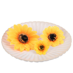 Wen Hope <b>Artificial</b> Sunflower 10cm <b>Silk</b> Base <b>Flower</b> Decorative Accessories - Product Image 5