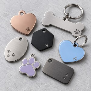 Placa Circular de Aluminio OEM Personalizada, Placa Circular de Acero, Etiqueta Redonda de Aluminio, Etiquetas Redondas Metálicas para Bolsas, Etiqueta para Mascotas, Piezas de Chapa Metálica - Product Image 1