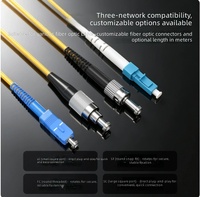 Cordon de brassage à fibre optique monomode de qualité télécom Tanghu LC-SC, flexible pour intérieur, FTTH, 3m, 5m, 10m, garantie 1 an, 1310/1550nm