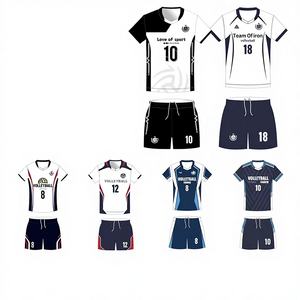 2025 Air-Volleyball Gestreifter Anzug für Herren und Damen, Anpassbare College-Studenten-Team-Wettkampfuniform, Schnelltrocknendes Trikot - Product Image 2