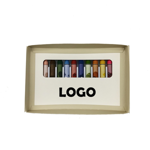 Beeswax Crayon <b>Natural</b> Non toxic <b>Painting</b> Brush Children's Graffiti Crayon 12 Color Box Set - Product Image 3