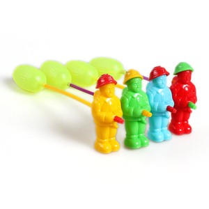 Toy China manufacturer low degree very cheap plastic Mini fireman toy least wholesale - Product Image 2