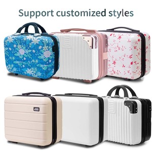 Petit étui à cosmétiques à coque dure de 14 pouces, bagage à main de voyage Portable, <span class=keywords><strong>valise</strong></span> de maquillage - Product Image 6