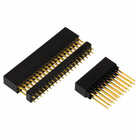 Eyector de ángulo recto hembra, Conector de cabeza Pin personalizado de fábrica, 1,27mm, 2,0mm, 2,54mm