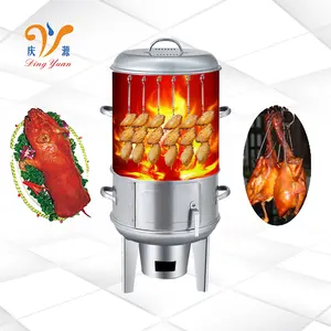 Horno comercial de barbacoa de carbón/Gas de acero inoxidable