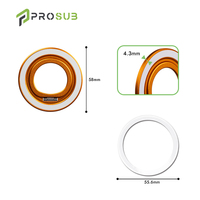 Prosub Sublimations-Magnetischer Handyhalter Zweifach Faltbarer Telefongriff-Ringständer 360° Rotation 180° Faltbar Blanko Individueller Logodruck