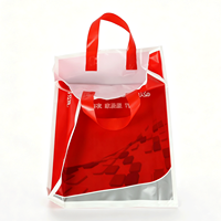 Bolsa de Compras de Plástico LDPE con Asa Suave Personalizada, Bajo MOQ, Precio Directo de Fábrica, Bolsa de Regalo para Ropa