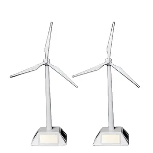 Mini Op Zonne-Energie Aangedreven Windturbine Model Mini Solar Speelgoed Mini Windturbine Generator Model Windmolen Op Zonne-Energie