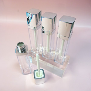 Tubos vacíos de brillo labial de 4.5ml, tubos de plástico vacíos para cosméticos, tubo de brillo labial de material AS PETG con tapa de rosca. - Product Image 4