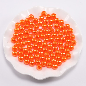 Perles en vrac 3-12 mm multicolores rondes en ABS imitation perle pour bijoux et accessoires vestimentaires, lot en gros - Product Image 3