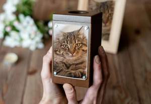 ODM OEM <b>Ashes</b> <b>Urn</b> <b>for</b> <b>Dogs</b> and Cats Customizable Pet Casket with Picture Wood Pet Cremation Keepsake - Product Image 5