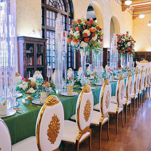 Chaises commerciales modernes d'acier inoxydable de banquet de mariage - Product Image 4