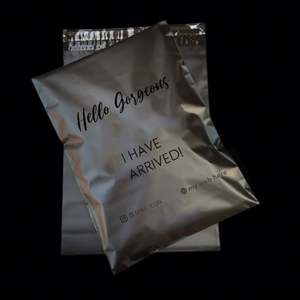 Biodegradable Custom LOGO Printed Matte Black Poly Shipping <b>Mailer</b> for Clothing T-Shirt Mailing Bags - Product Image 3