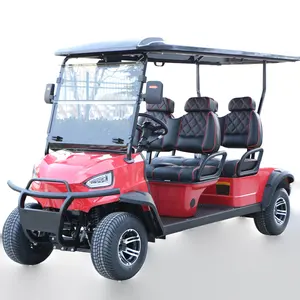 6 kişi kapalı yol Golf arabası elektrikli sokak yasal Yamaha Golf arabası çin toptan fiyat