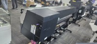 طابعة Mimaki UJV100-160 LED-UV نافثة للحبر عالية الجودة ومستعملة، أوتوماتيكية ومعالجة بالأشعة فوق البنفسجية من نوع لفة إلى لفة