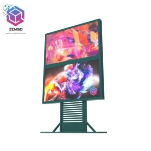 Écran d'affichage numérique pour menu <span class=keywords><strong>de</strong></span> drive-thru à double écran, écran publicitaire LCD sur pied pour extérieur - Product Image 6