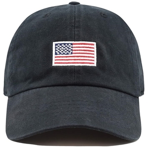 Gorra de Béisbol Personalizada de Fábrica, Sin Aranceles, con Bordado de la Bandera Americana, 100% Algodón Premium, Ajustable, para Papá - Product Image 2